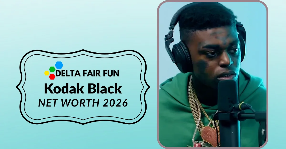 Kodak Black performing on stage, 2022 — deltafairfun.com