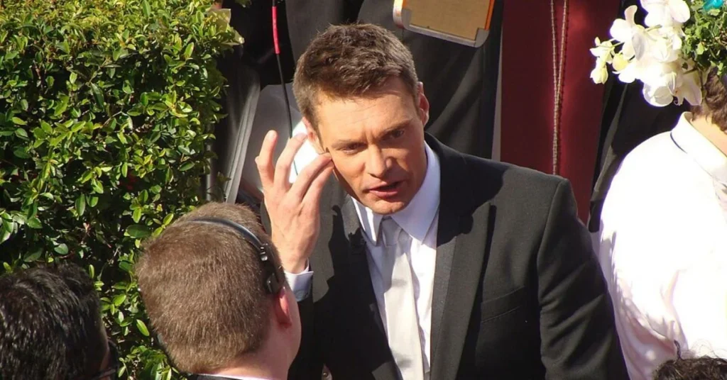 Ryan Seacrest at outdoor entertainment industry event