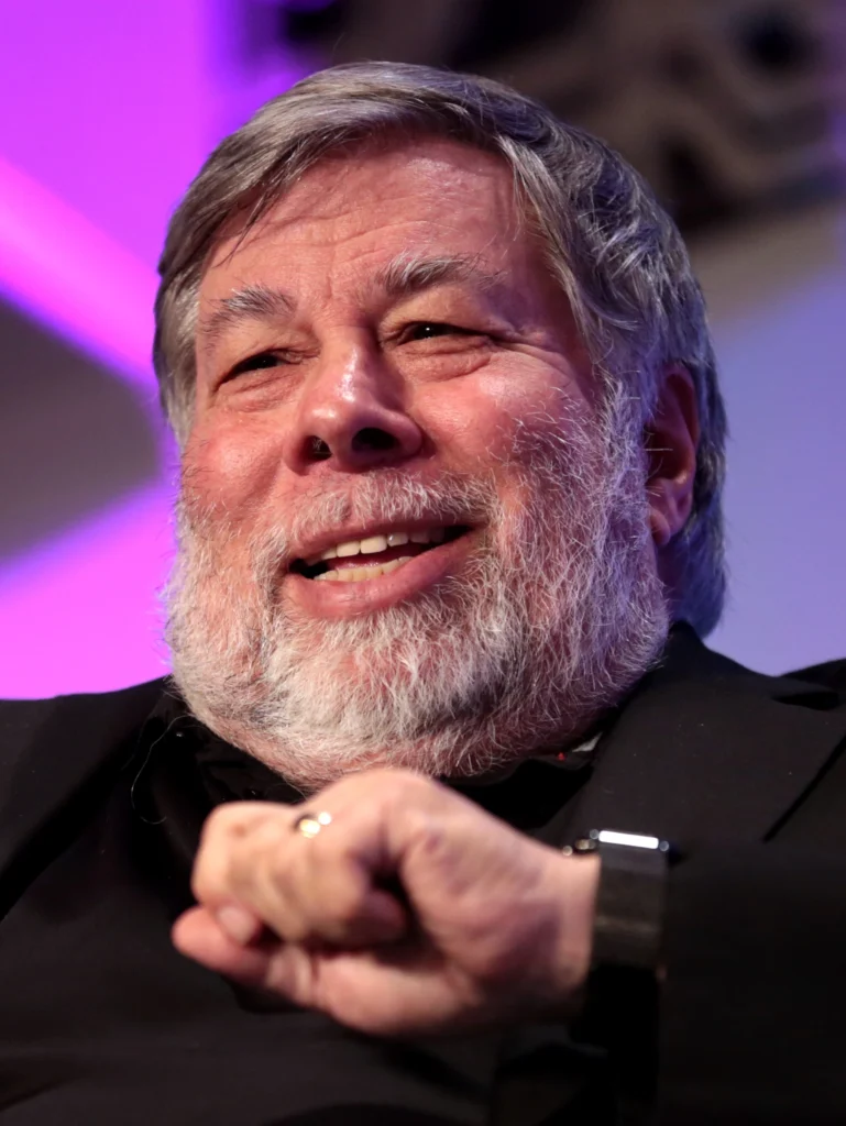 Steve Wozniak smiling at public event 2026