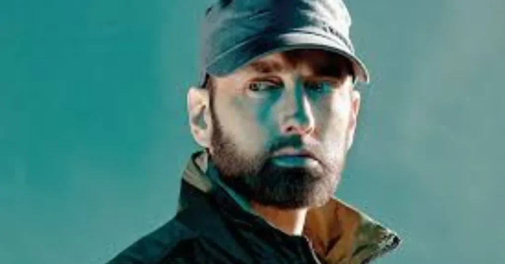 Eminem wearing cap - Marshall Mathers portrait