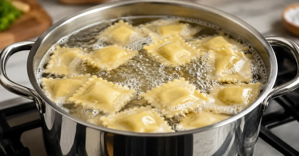 how to cook frozen ravioli pasta