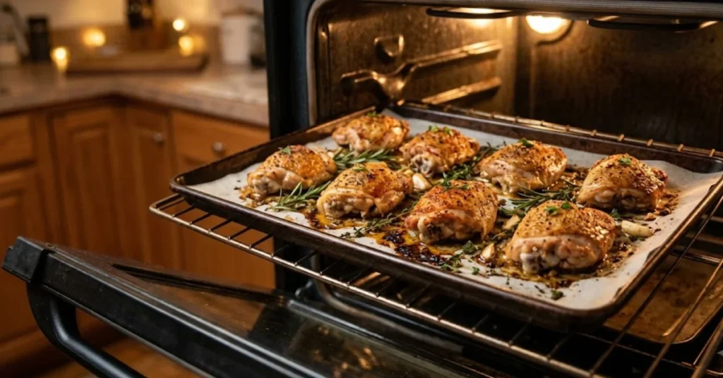 how long to cook chicken thighs