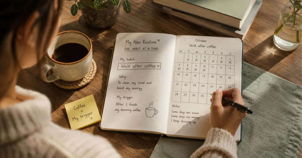 how to start a new routine