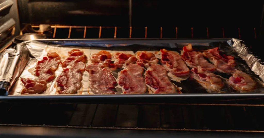 how to cook turkey bacon in the oven