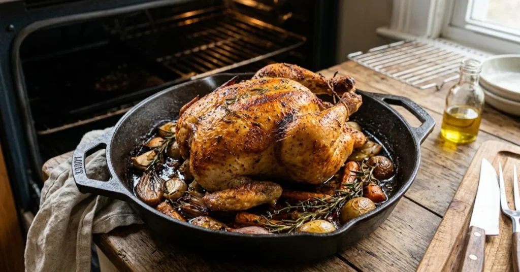 how to cook a whole chicken