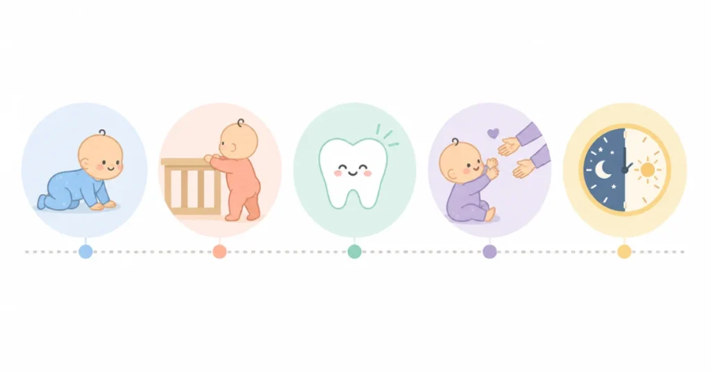 Why is my 9 month old not sleeping - 5 common causes illustrated