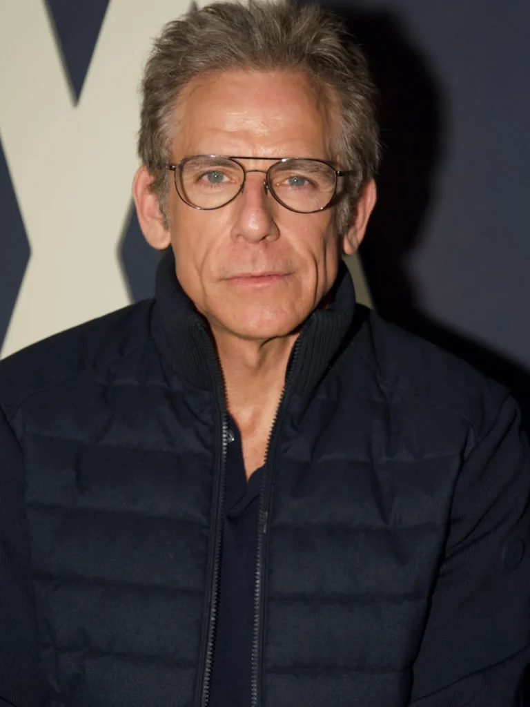 Ben Stiller in glasses and a black vest at a 2026 event