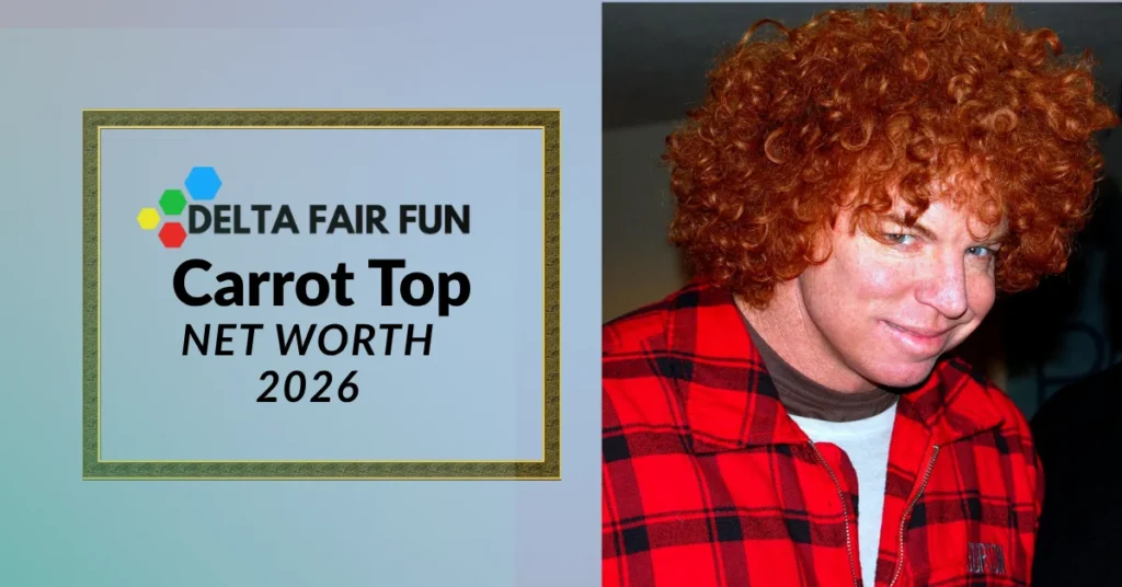 Carrot Top performing at the Luxor Atrium Showroom — deltafairfun.com