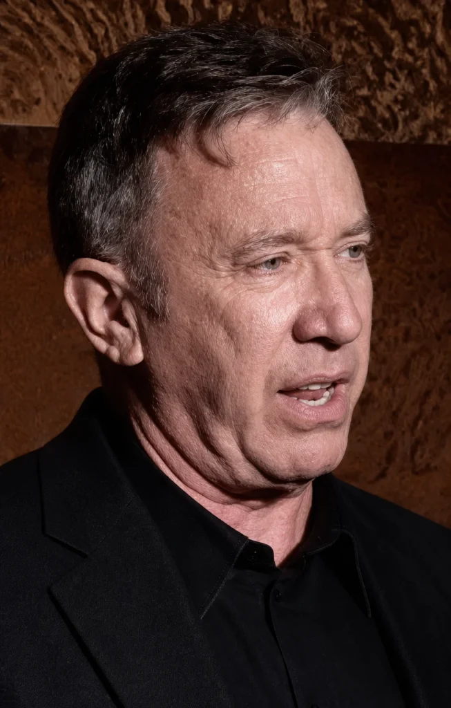 Tim Allen speaking at a public event