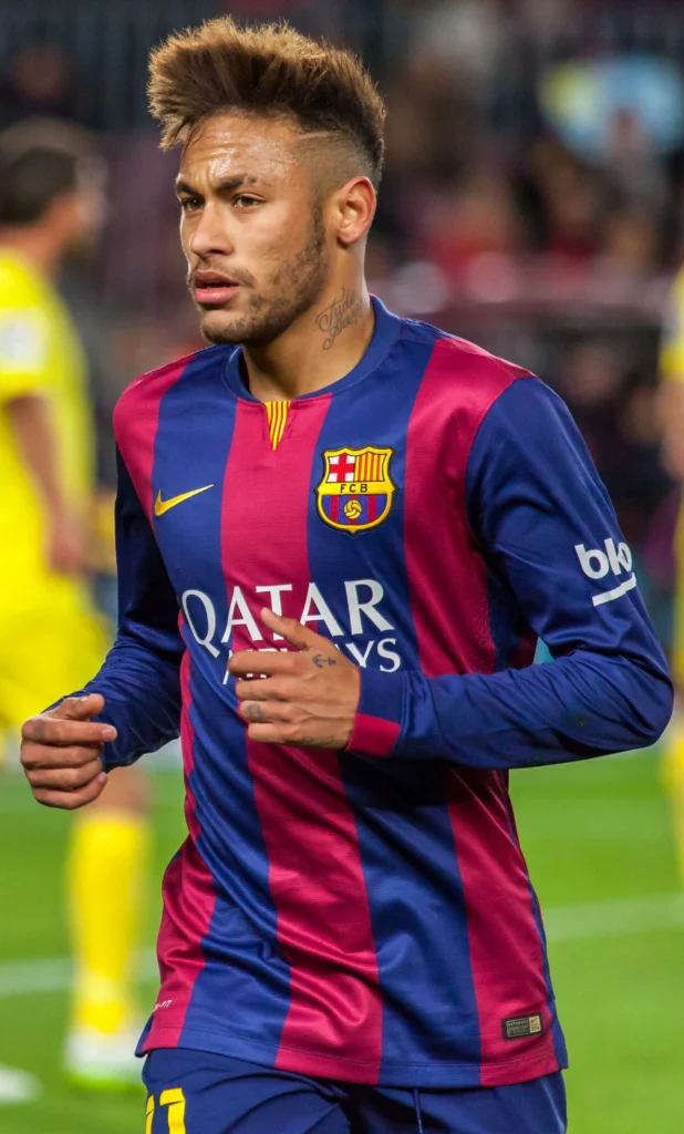 Neymar in Barcelona jersey during his La Liga years