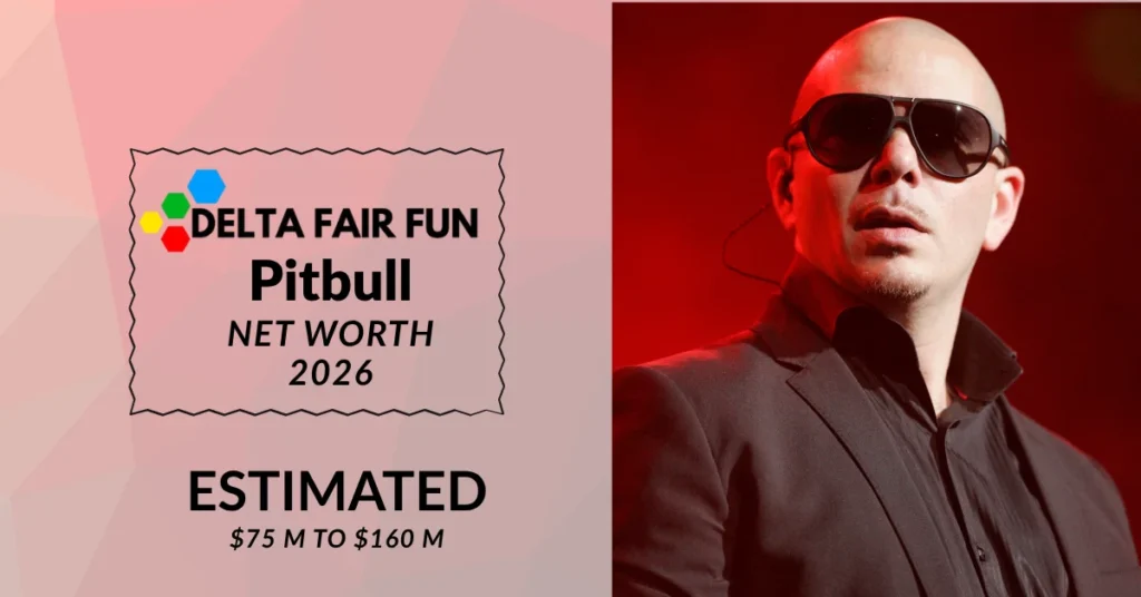 Pitbull performing on his 2026 tour — deltafairfun.com