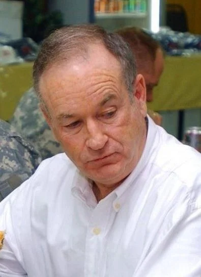 Bill O'Reilly in a candid moment during a public appearance.