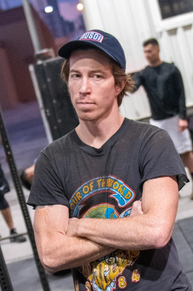 Shaun White at the 2018 USO Holiday Tour