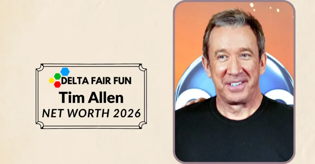 Tim Allen at an industry event, 2026 — deltafairfun.com