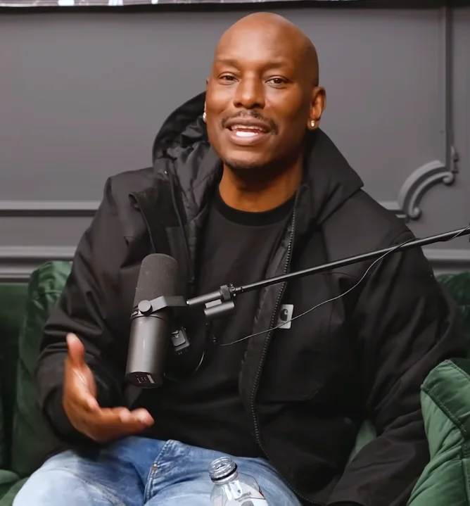Tyrese Gibson during a podcast interview