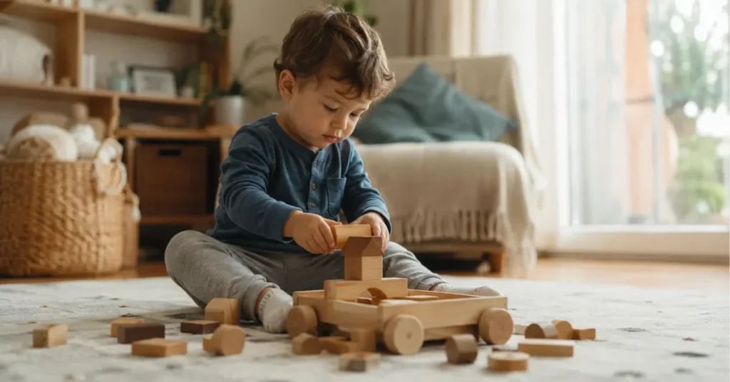 How old is a toddler when they start playing independently