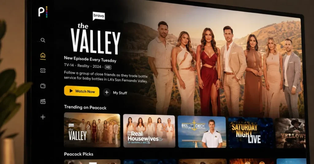 The Valley streaming on Peacock app