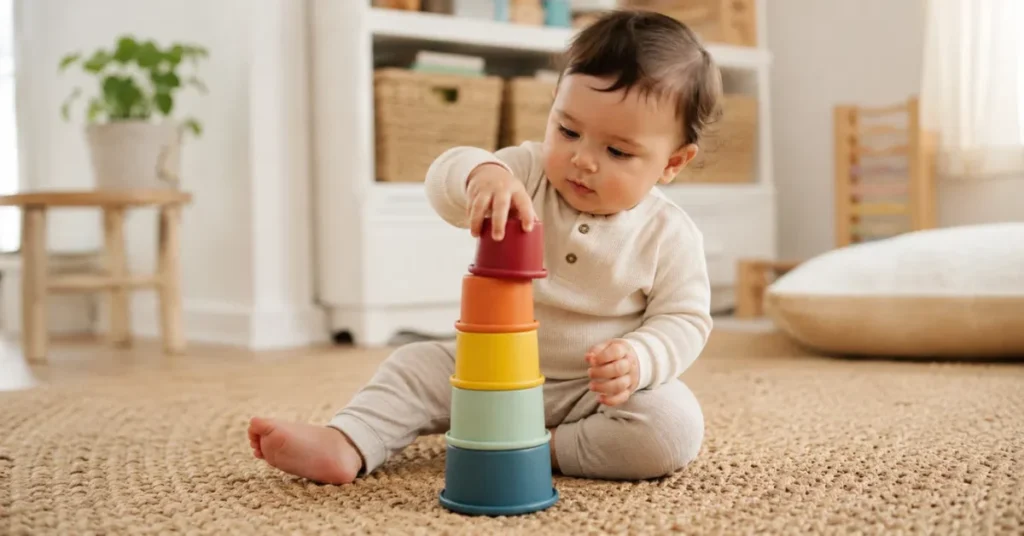 What is leap 7 for babies — baby stacking sequencing cups