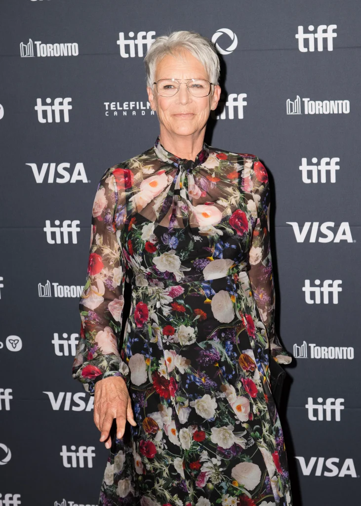 Jamie Lee Curtis floral dress TIFF premiere