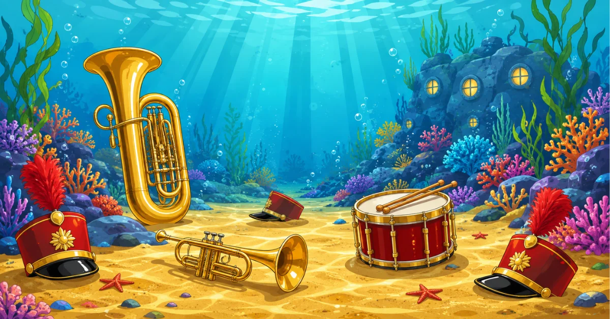 Best episode of SpongeBob SquarePants, Band Geeks marching band scene