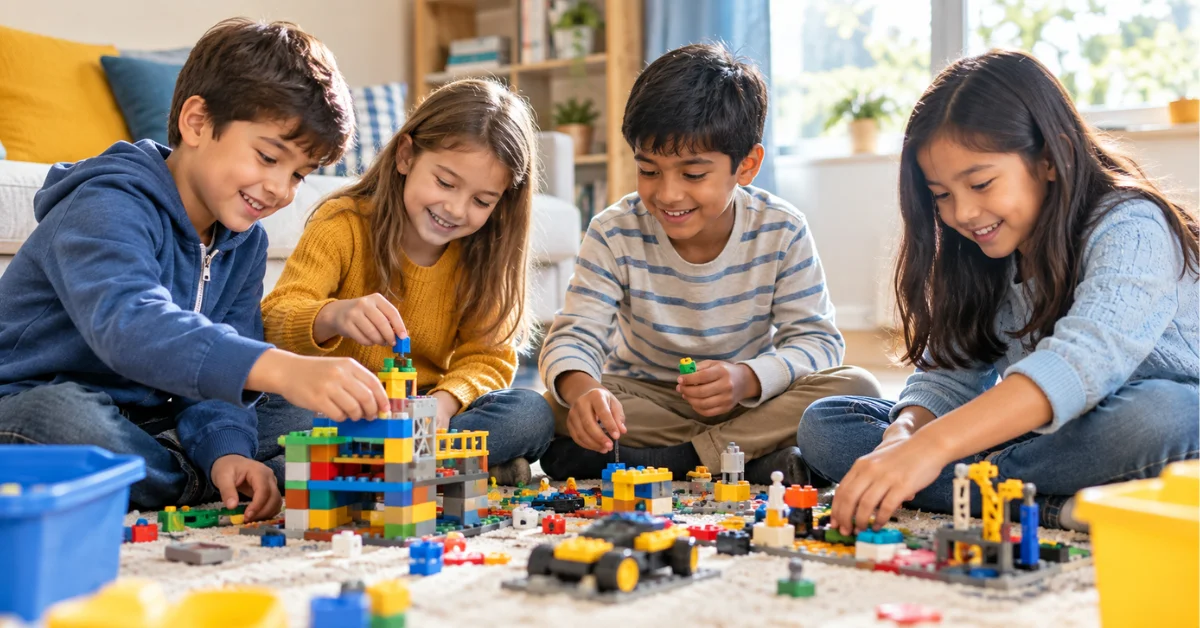 Kids playing together showing what do kids like in 2026