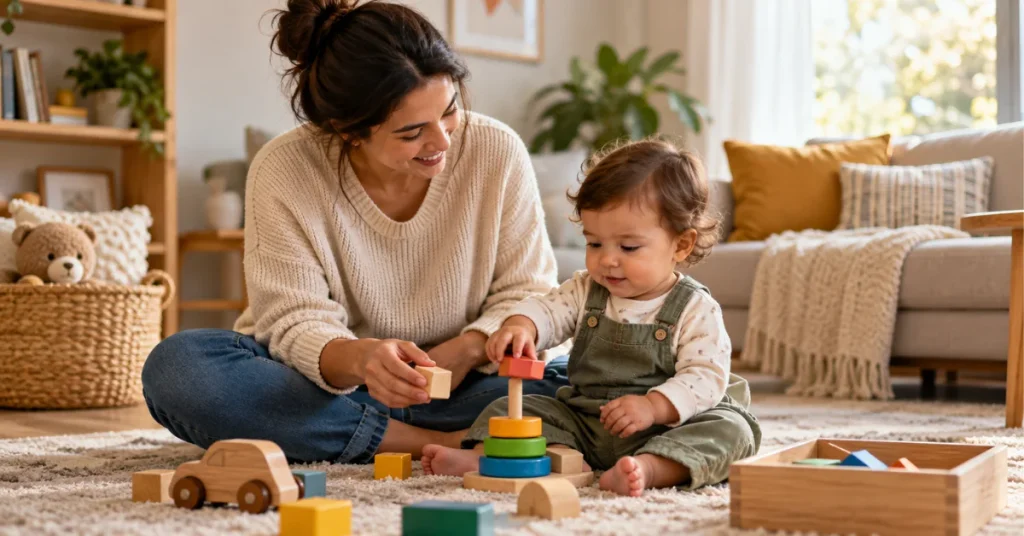 What parents of toddlers might compare, quiet home play