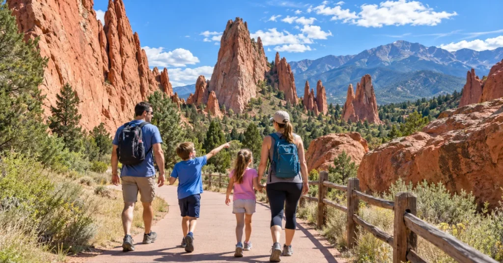 What to do in Colorado Springs with kids: Garden of the Gods hike
